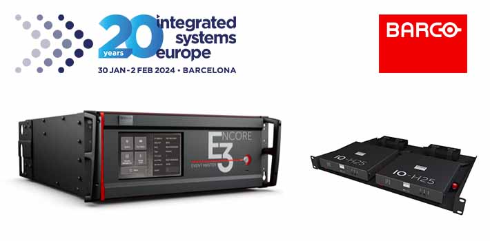 🟤Barco presenta su nueva generación de Event Master en ISE24 
@Barco ➕@ISE_Show 🟰🚀
👉bit.ly/3UjWuTO
#ISE2024 #Audiovisual #Encore3 #IOGateway #Barco