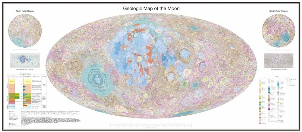 Based on volcanic activity and deposits formed by meteorite impacts, a new #time scale &amp; associated geological #map for the #Moon was just published 
🌕🔨
forbes.com/sites/davidbre…