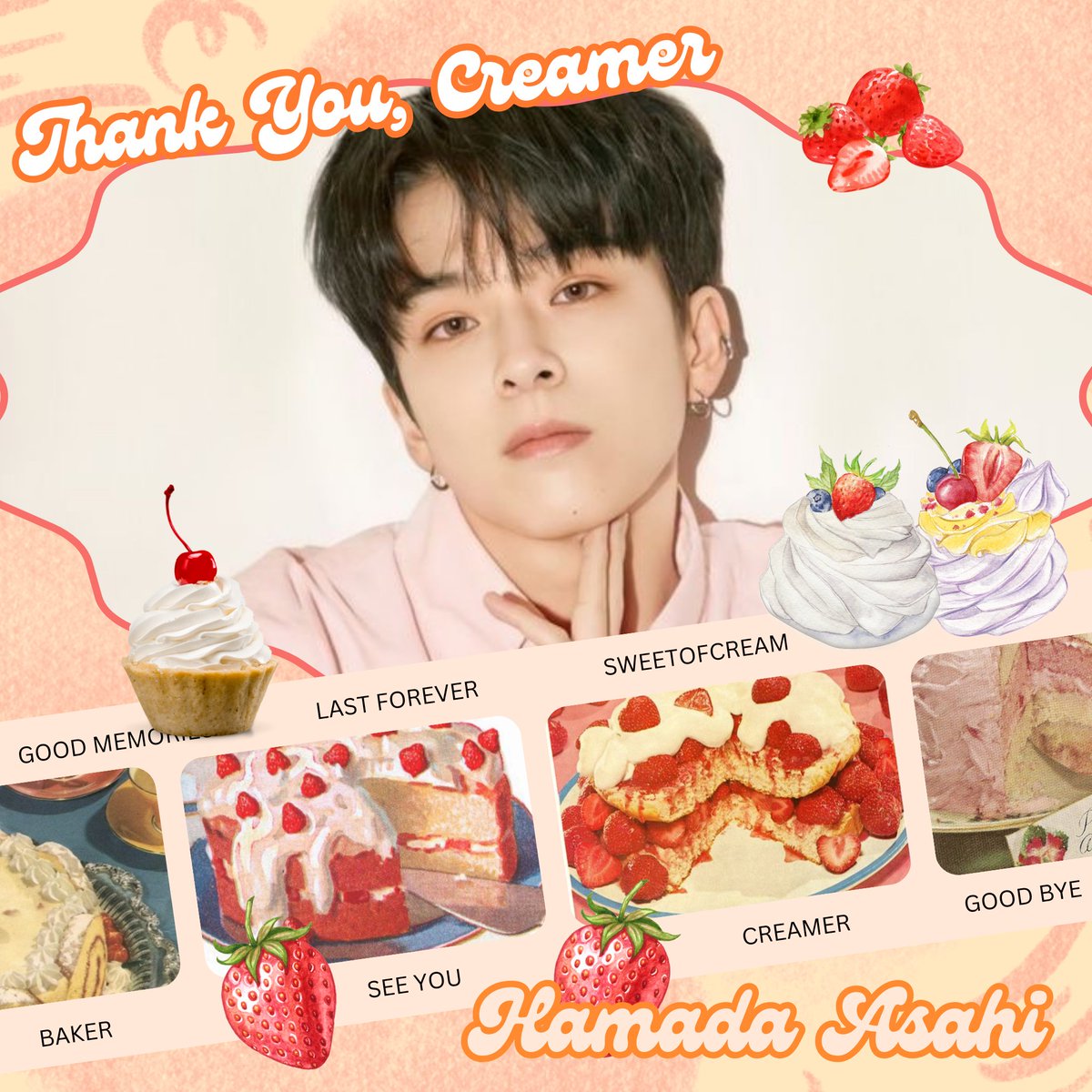 jasmzne's tweet photo. 🧁 Ding Dong. . . After spending seven days learning to be a cake maker in cake shop in other world. I, Asahi am smart enough to make my own cake shop and I will sell sweet ice cream cakes to this sweet world, come to my cake shop later! https://t.co/WI9VHuqPM9