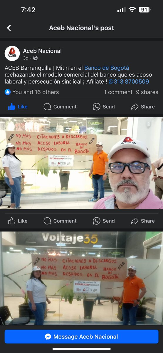 javierlldev's tweet image. Que feo @BancodeBogota