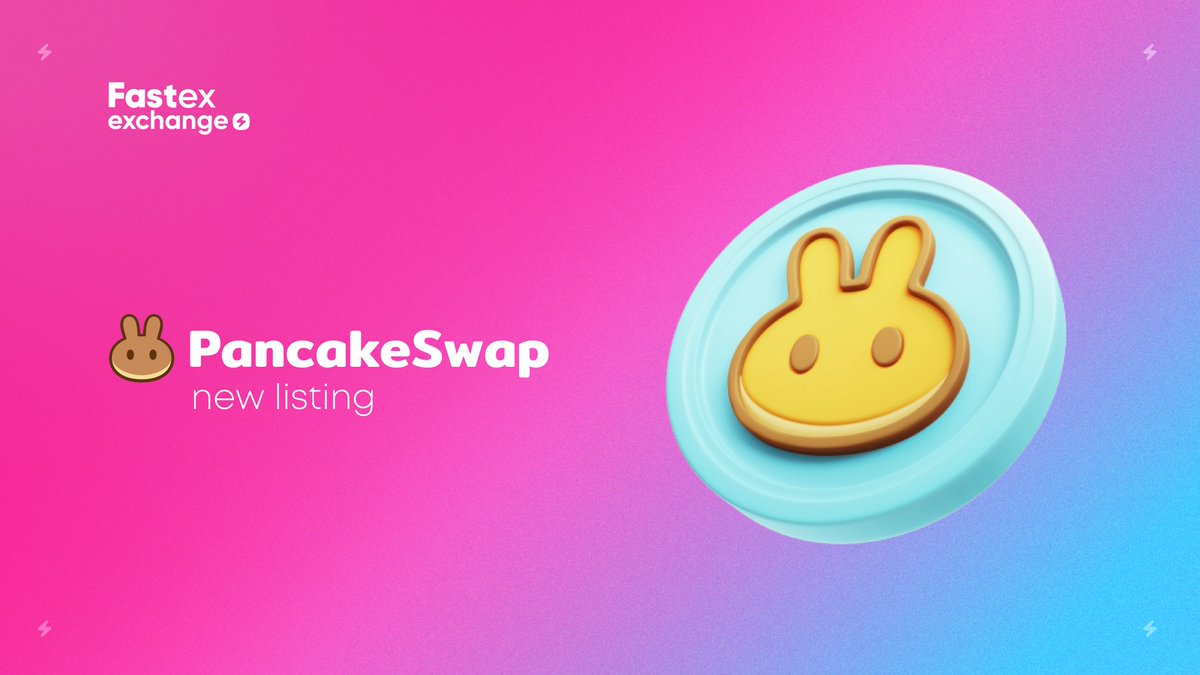 fastex's tweet photo. ⚡️ Fastex Exchange has added @PancakeSwap $CAKE to the list of supported cryptocurrencies 🥮

$CAKE is now Available on Fastex Exchange - https://t.co/2Q2iZSfMpG

✅ Available pairs:
FTN/CAKE
CAKE/USDT

Learn more at: https://t.co/fcrD8JZT9a

Disclaimer: Not investment advice. All trading carries risk. Only risk capital you can afford to lose. Risk warning: Digital asset prices can be volatile. The value of your investment may go down or up and you may not get back the amount invested.