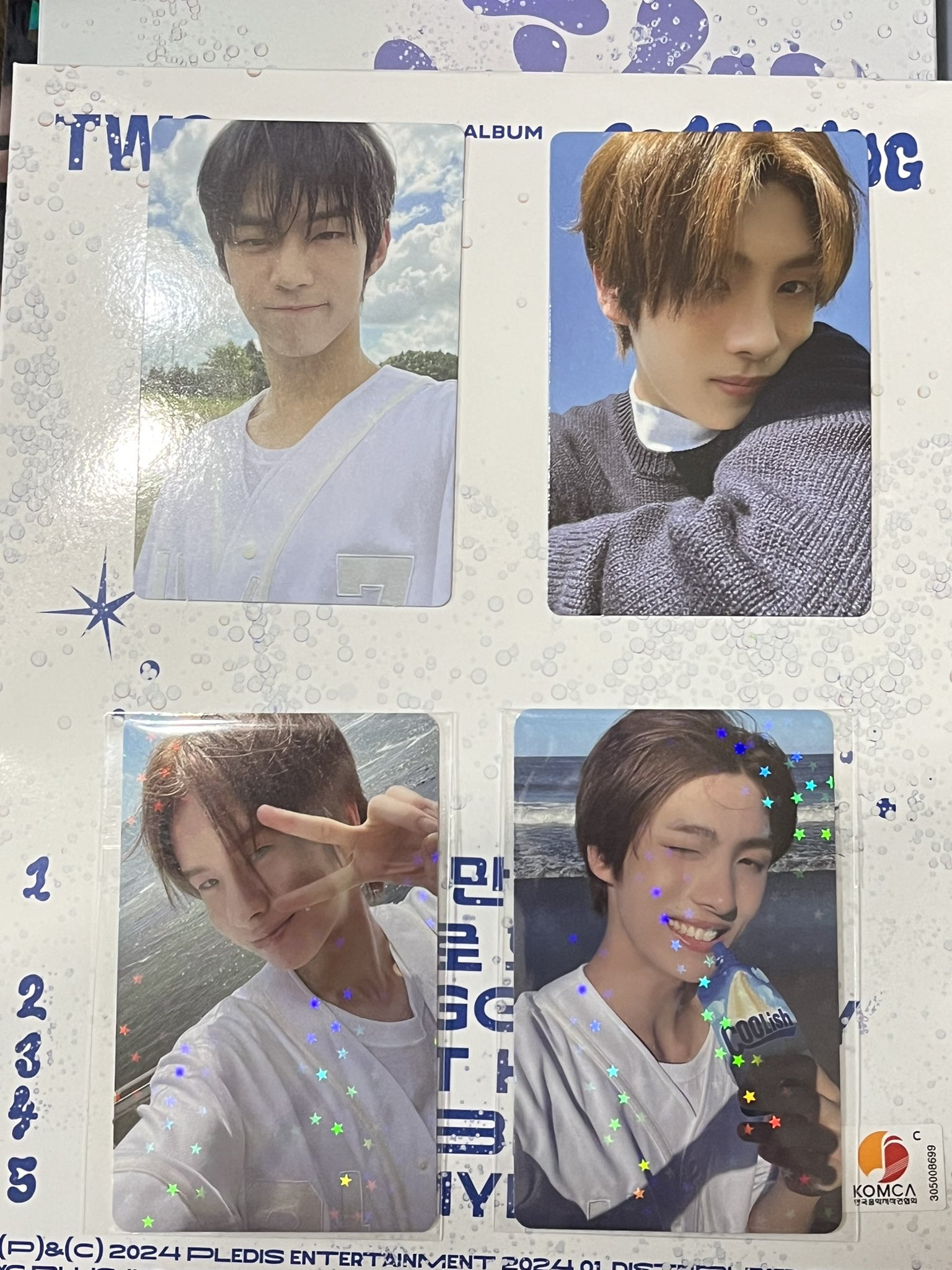 tws ジフン 直筆サイン トレカ weverse