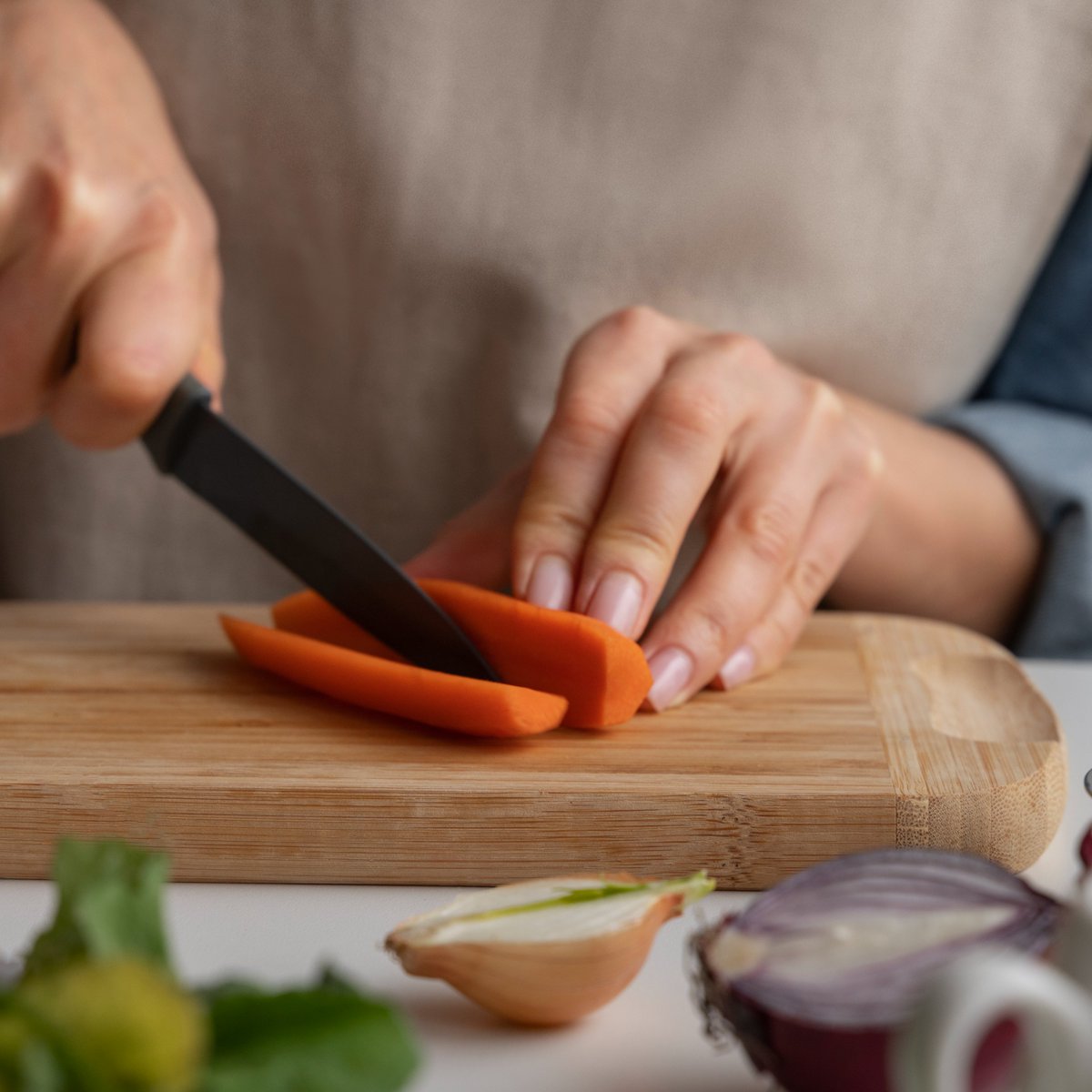 Any chef worth their salt knows not to mix raw with cooked, but it can be tricky to keep track of in the home. One of our top prep tips is to use colour coding, from rainbow chopping boards to a spectrum of knives.

#FoodPrep #FoodSafety #FoodHygiene #EventPlanning