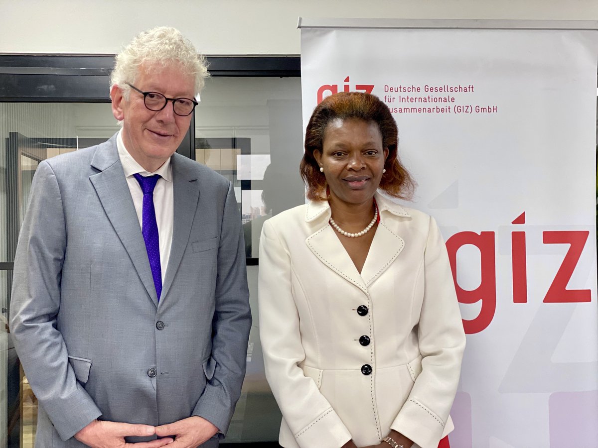 Excellent exchange with H.E. Ambassador Designate to Germany, Stella Mokaya Orina about Kenyan 🇰🇪 and German 🇩🇪Development Cooperation, focussing on bringing youth into jobs!
