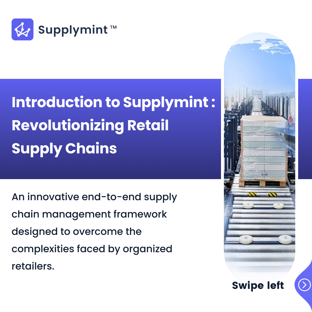supplymint's tweet image. Unlock the power of SupplyMint with these 4 key takeaways! From seamless operations to AI-driven innovation, dive into a world where your supply chain not only adapts but thrives. Choose transformation with SupplyMint – Your Future-Ready Retail Solution. 
#supplychain #Innovation