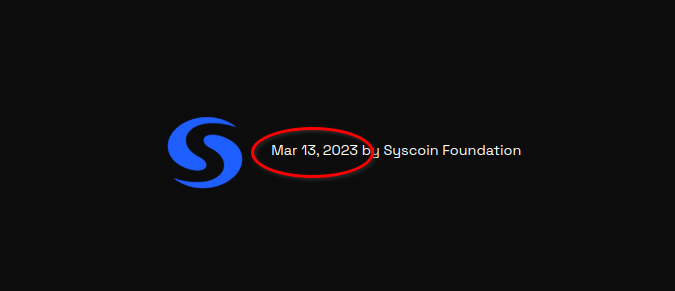 syscoin's tweet image. Wait until you see what we will be 📢 announcing soon!

You witnessed #Syscoin release the world&apos;s very 1st 🥇dedicated L1 #dataAvailability protocol to mainnet on March 13, 2023, followed by @RolluxL2
(syscoin.org/news/syscoin-r…)

Just getting started. Stay tuned to $SYS.