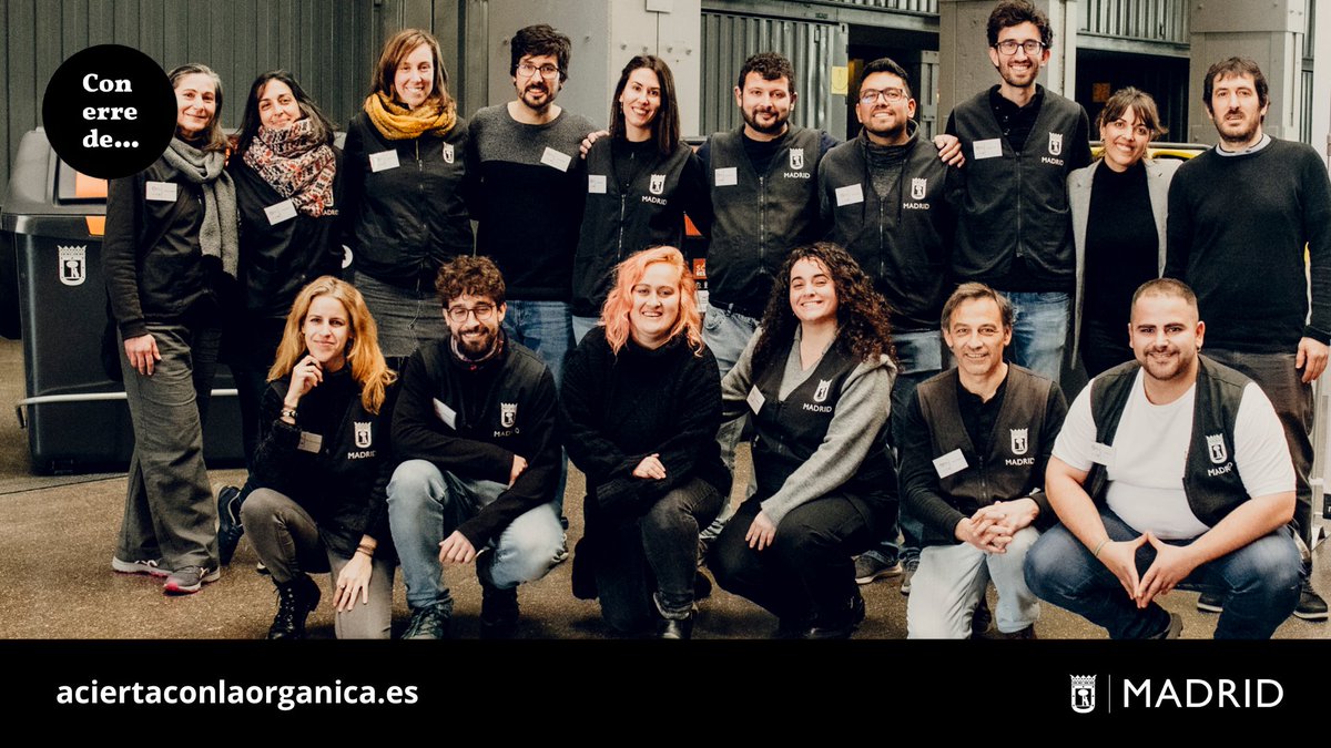 Llega el momento de decir adiós, y queremos cerrar con una foto grupal y un agradecimiento colectivo.

Muchísimas gracias a todas las personas de la campaña "Con erre de..." por su profesionalidad y su esfuerzo diario en estos dos años.

¡Nos volveremos a ver!

#ConRde_Madrid