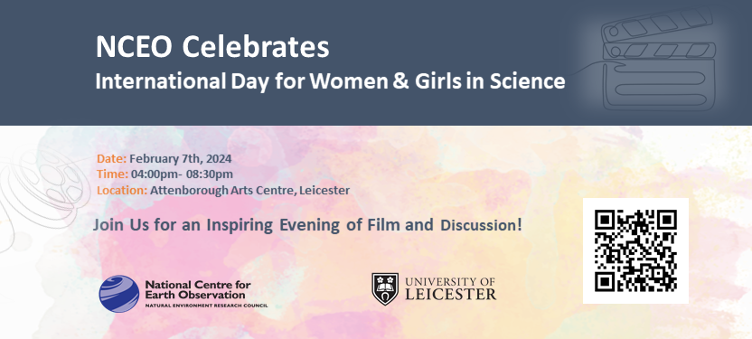 Come join us <a href="/AttenboroughAC/">Attenborough Arts Centre</a> on Wed 7th Feb at 4:00pm for an inspiring event celebrating Women and Girls in Science👩‍🔬

The event is open to staff and students at NCEO, <a href="/SpaceParkLeic/">Space Park Leicester</a>  &amp; <a href="/uniofleicester/">University of Leicester</a> of Leicester🎞️

Find out more or book a place :
lnkd.in/eTDzcYMK