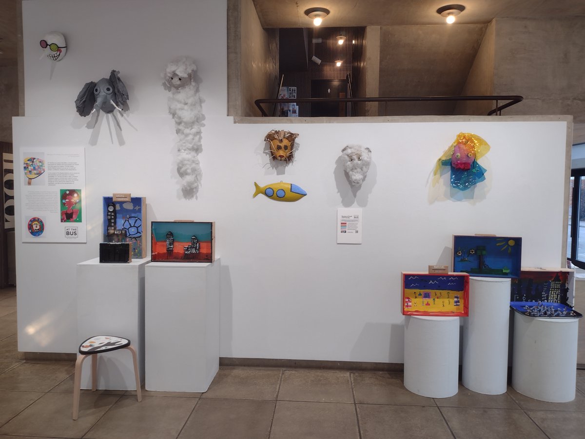 In the gallery: hundreds of original postcard-sized artwork created by local, international and emerging artists are on display as part of local charity @ATTheBusUK's Me, Myself and More secret postcard exhibition. Until 10 February: thenorthwall.com/whats-on/at-th…