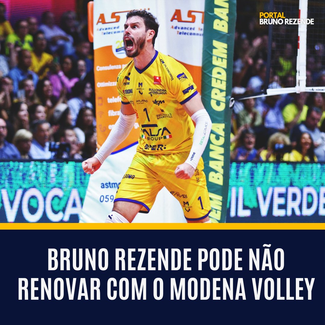 portalbrunor1's tweet photo. 🚨 | 𝐌𝐎𝐃𝐄𝐍𝐀 𝐕𝐎𝐋𝐋𝐄𝐘 🇮🇹

O contrato de Bruno Rezende com o Modena Volley, chega ao fim no final da temporada. 𝑹𝑼𝑴𝑶𝑹𝑬𝑺! De acordo com o Volleyball It, o capitão não deve renovar com o Modena.

Giulia Gabana tinha falado que tentaria manter o levantador no Modena. https://t.co/oTBhIO67X0