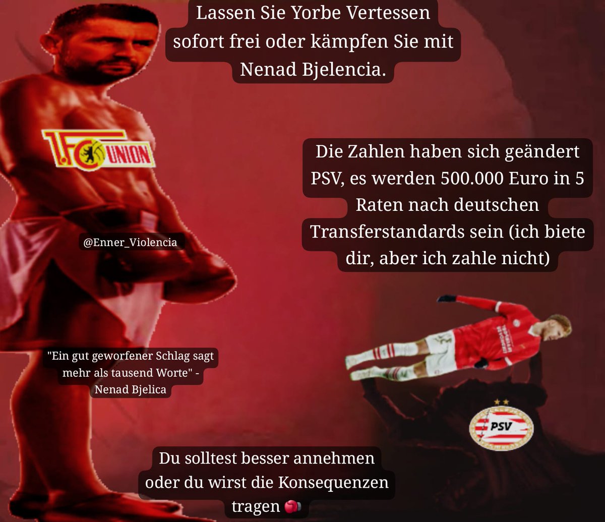 Die Freiheit von Yorbe Vertessen ist bereits im Gange🫡🥊 #FreeVertessen