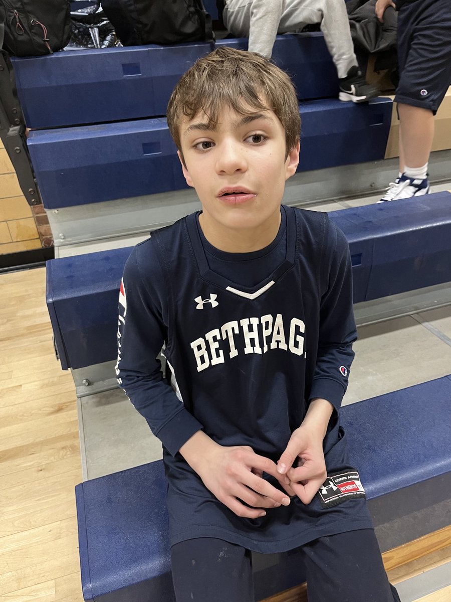 Challenger Basketball Team takes a win!!!! #1 🏆🏀 So proud!! ⁦<a href="/BethpageUFSD/">BethpageUFSD</a>⁩ ⁦<a href="/JFK_Bethpage/">JFK Middle School</a>⁩ #WeAreBethpage