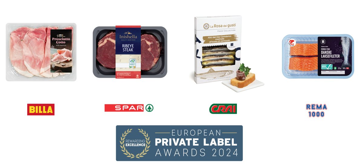 Congratulations to the finalists in the Meat &amp; Seafood category in the European Private Label Awards 2024, including Billa CEE, <a href="/SPARIreland/">SPAR Ireland</a>, Crai Secom, and REMA 1000 Denmark. 

Explore the complete list of finalists here: shorturl.at/cgwU1