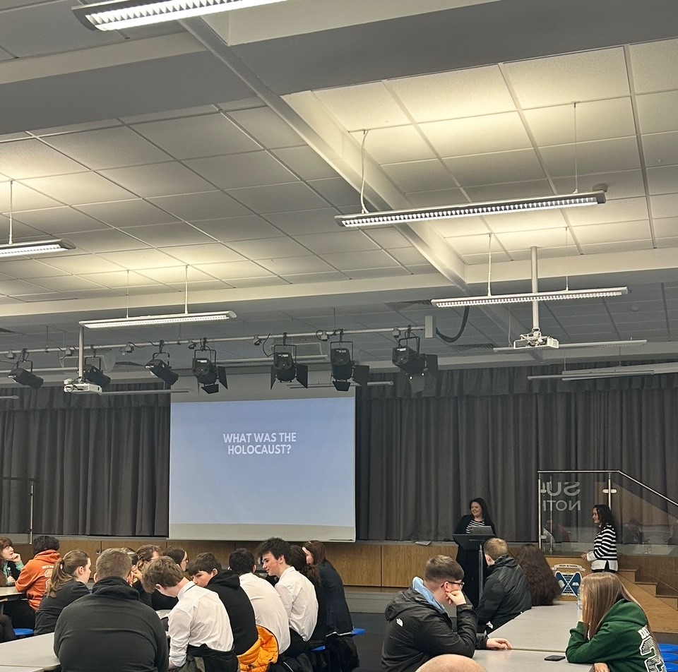 Last week we were thrilled to welcome former pupil Lucy and her friend Rachel who are both ambassadors for the Holocaust Educational Trust. They delivered a fantastic and insightful workshop for #HMD2024  to our senior pupils! 🕯️