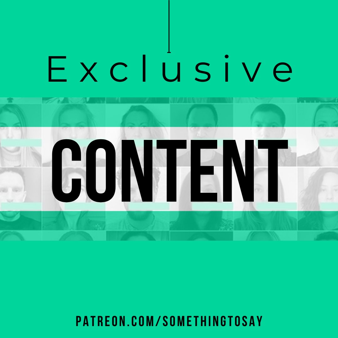 Unlock a world of support and exclusive content by joining our Patreon community!⁠ Our loyal supporters will gain VIP access to a whole new world of creativity and never-before-seen content. 👉️ patreon.com/SomethingtoSay #PatreonPerks #ExclusiveContent #Somethingtosayofficial