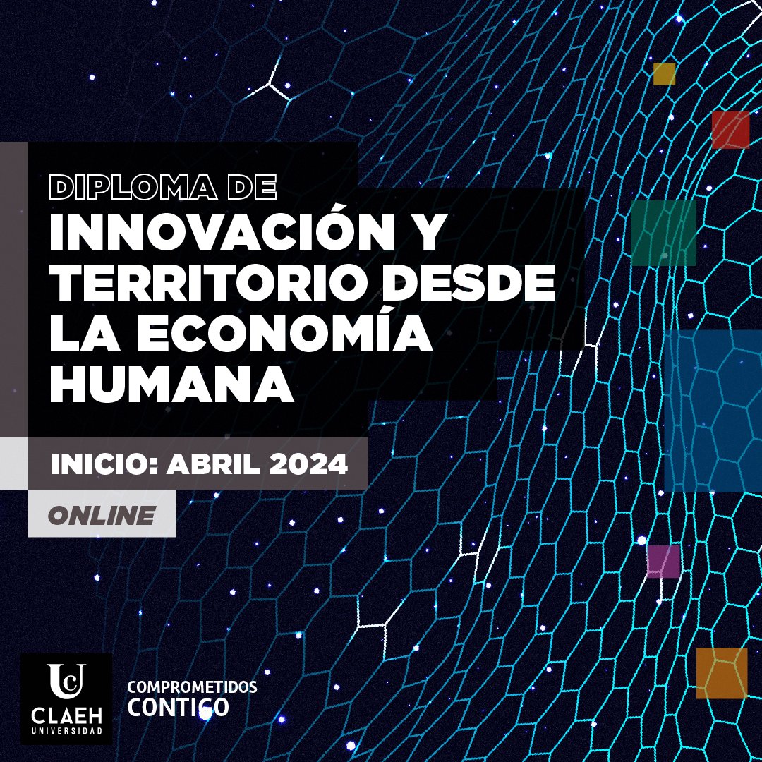 UClaeh's tweet photo. 📚 Les presentamos el Diploma en Innovación y Territorio desde la economía humana.

💻 Modalidad virtual
Más info 🔗 https://t.co/io1fVme5dG https://t.co/yOeI6duilt