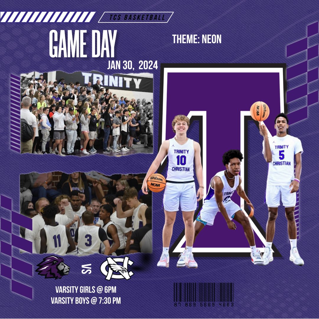 GAMEDAY!! @ HOME vs North Clayton! <a href="/TCSAthletics1/">Trinity Christian School Athletics</a>