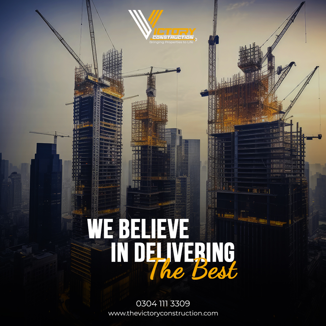 With our customer-focused approach, we try to exceed your expectations. Avail our services now. 𝑪𝒐𝒏𝒕𝒂𝒄𝒕 𝑵𝒐𝒘: +92-304-111-3309 𝑽𝒊𝒔𝒊𝒕 𝒐𝒖𝒓 𝑾𝒆𝒃𝒔𝒊𝒕𝒆: thevictoryconstruction.com . . . #victoryconstruction #bringingpropertiestolife #RealEstate #constructioncompany