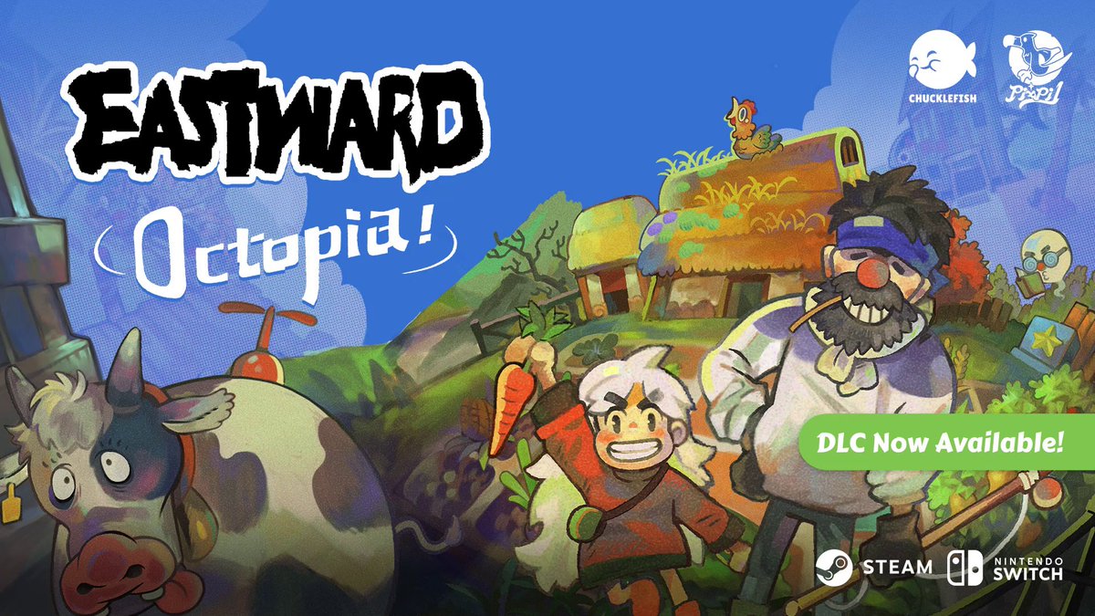Eastward : welcome to Octopia! on X: Dear Switch players: For the best  experience, please update your copy of #Eastward to the latest version (  1.0.4 ) before playing. Thank you!  /