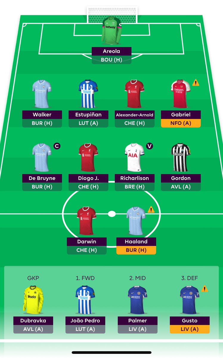 R3htaf's tweet photo. @Chai_FPL Yo!! 👋🏼 
2ft - 2,6m Itb, Amy suggestions? :) https://t.co/rXMGv7bEqY