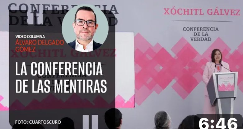 alvaro_delgado's tweet photo. .@XochitlGalvez está derrotada. Por eso inició su “conferencia de la verdad” con mentiras, por eso busca pleito con @lopezobrador_, no con @Claudiashein y por eso los líderes de la oposición más mediocre de la historia ya se atrincheraron en el Congreso…
https://t.co/ifmUwF7WtR https://t.co/WzRjqkNO17