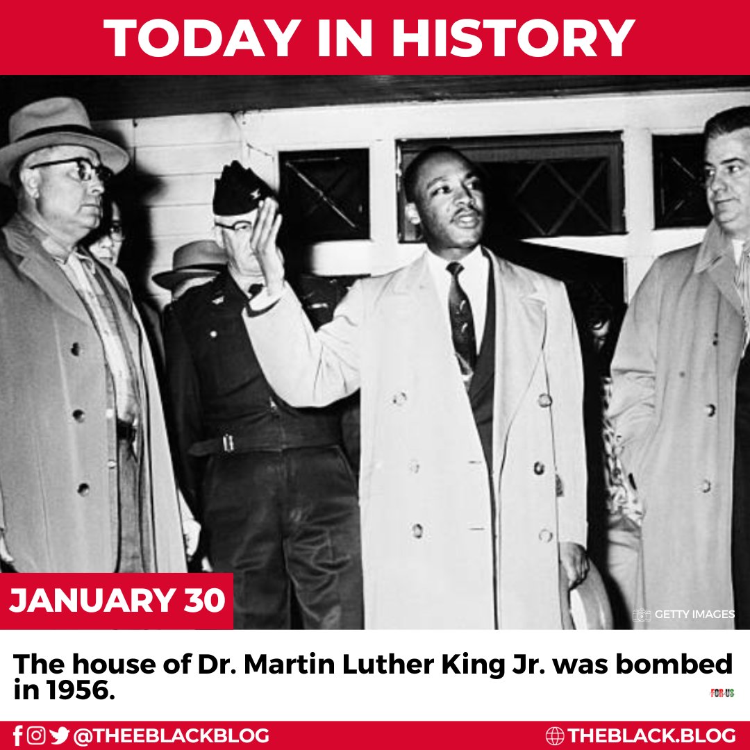 theeblackblog's tweet photo. #TodayinHistory The house of Dr. Martin Luther King Jr. was bombed in 1956.
Read more: https://t.co/ZxJfvXuxQC
#TheeBlackBlog #HeavieTalkMedia #BlackHistory https://t.co/2AVd6kWsYs