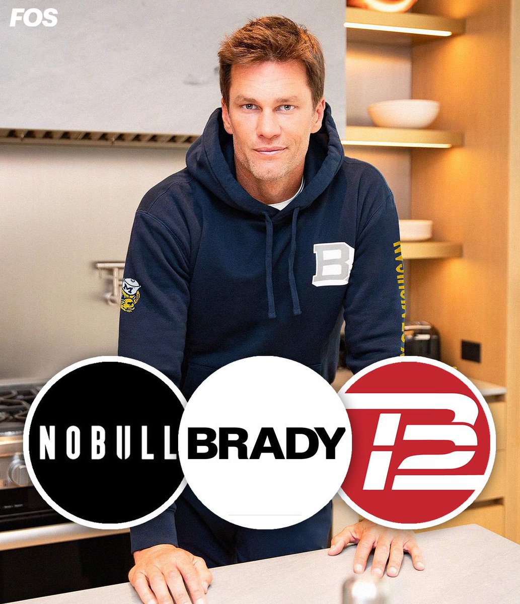 FOS's tweet photo. BREAKING: Tom Brady and Mike Repole are merging TB12, Brady Brand, and Nobull.

The three brands will become a “complete wellness company” that sells sneakers, apparel, and nutrition products.

More from @TomBrady » https://t.co/foHmtkR6Nm https://t.co/Cw1Hk8ihX6