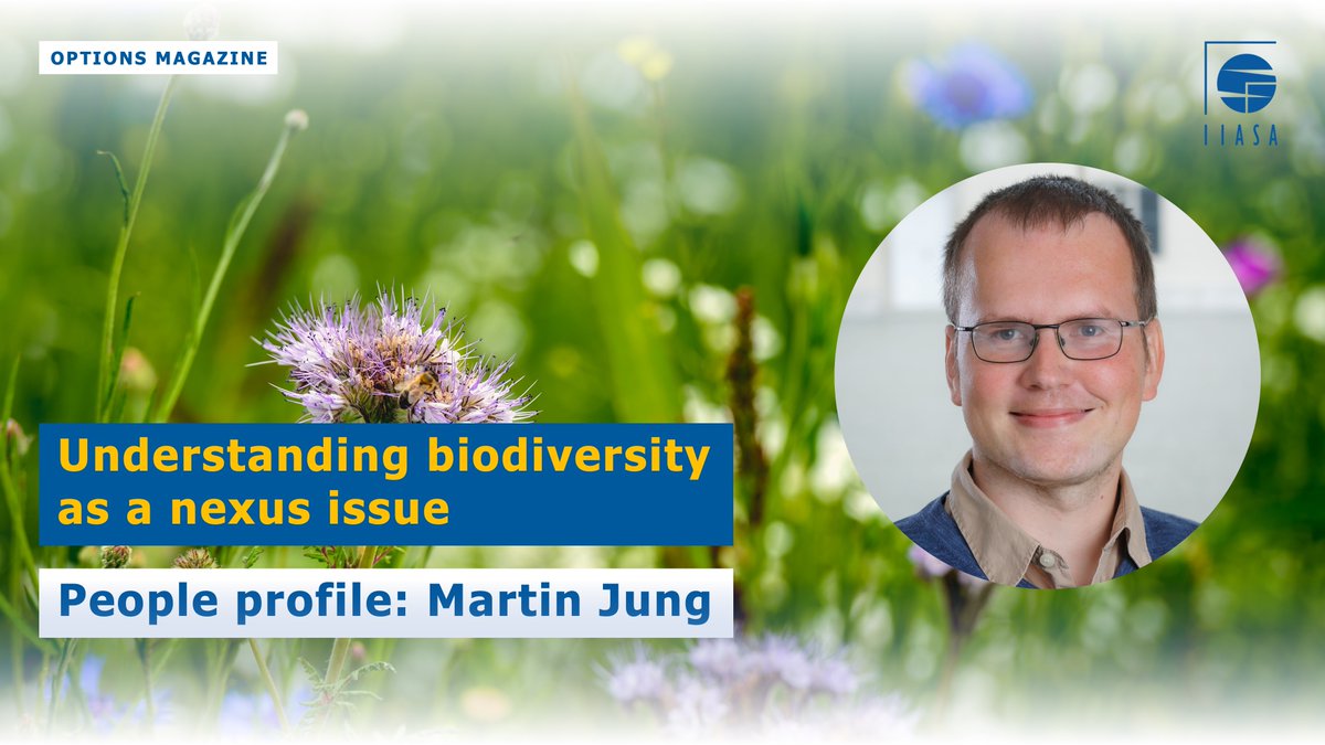 IIASAVienna's tweet photo. Meet Martin Jung (@Martin_Ecology), the rising star in #ConservationResearch featured in the latest #OptionsMagazine and explore the intricate world of biodiversity, conservation, & the complex systems behind them. 🌱🌍
➡️ https://t.co/Kgy3jUgNOJ https://t.co/wEiBXejkKx