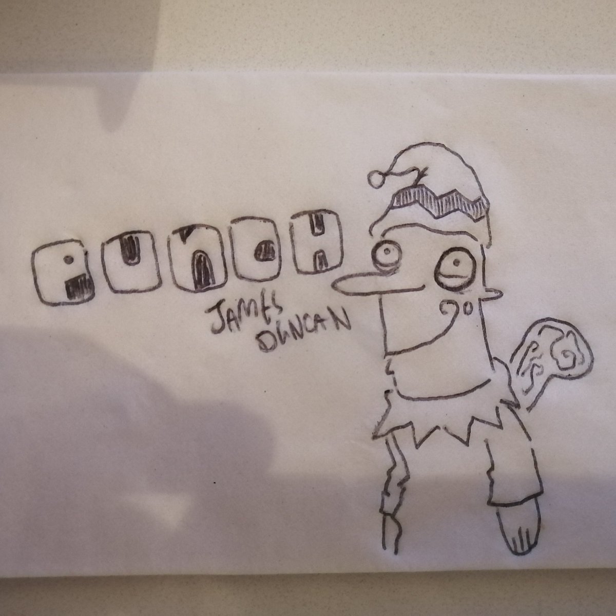 Napkin doodle!
#leftart #art #doodle #punch #punchandjudy