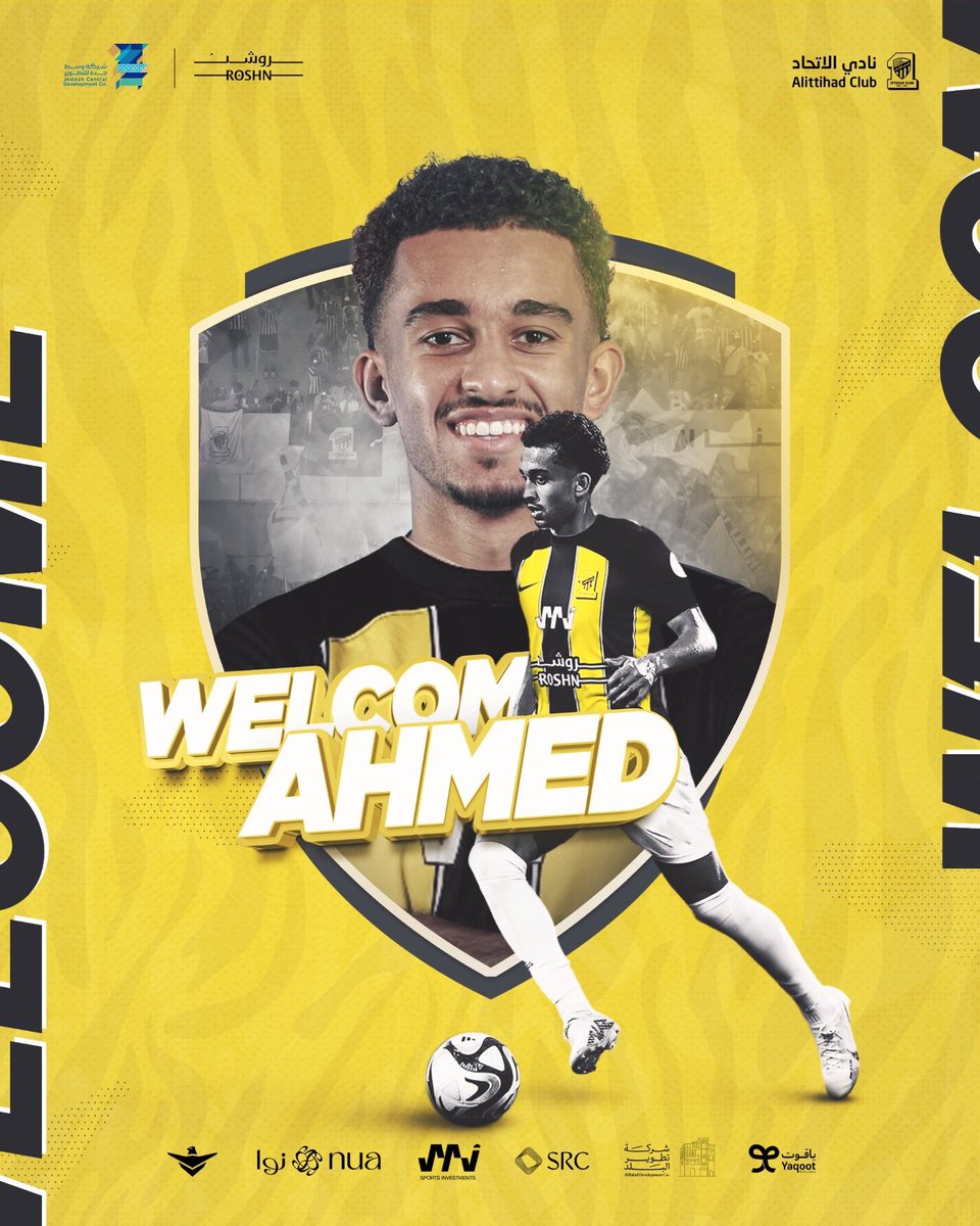 saudifootnews's tweet photo. ✅✅✅ 𝗢𝗙𝗙𝗜𝗖𝗜𝗔𝗟 : 𝗔𝗵𝗺𝗲𝗱 𝗔𝗹 𝗚𝗵𝗮𝗺𝗱𝗶 (22 years old) and 𝗛𝗮𝗺𝗲𝗱 𝗔𝗹 𝗚𝗵𝗮𝗺𝗱𝗶 (24 years old) sign with 𝗔𝗹-𝗜𝘁𝘁𝗶𝗵𝗮𝗱 on loan until the end of the season.⚫🟡
#News #TransfertTalk #FootballTransfert #SaudiArabia #SaudiProLeague #SPL... https://t.co/HbbPiOQHtd
