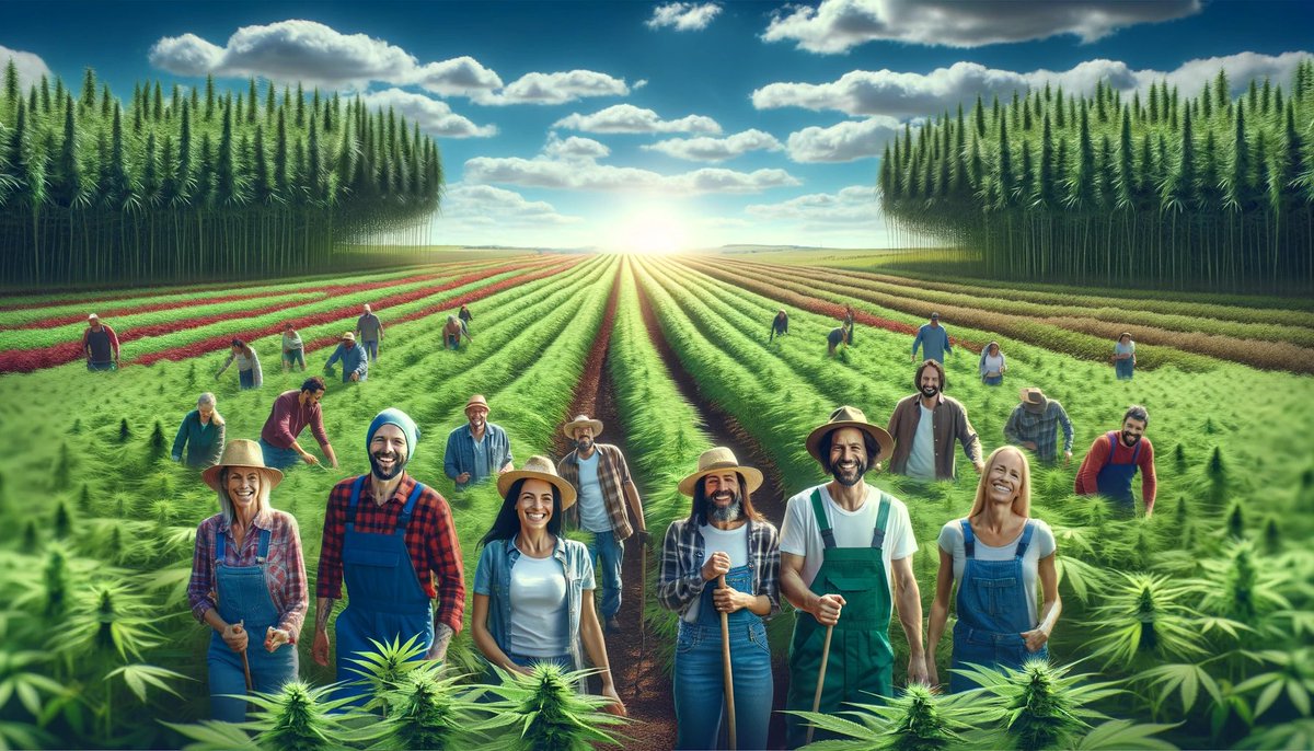 cbddequalite1's tweet photo. Solidarité avec nos #AgriculteursEnColere qui nourrissent la nation. 🌱 

 Imaginons un avenir où le chanvre , cultivé de manière durable et éthique,  ouvre de nouvelles voies pour l'agriculture française. 🇫🇷  

 #CBD  #AgricultureDurable #InnovationVerte https://t.co/3fiS6leOjq