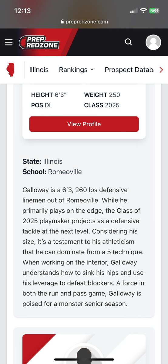 Tony Galloway (@tgalloway2025) on Twitter photo Honored to be mentioned in this article alongside other talented defensive linemen. Thank you for the write up <a href="/PrepRedzoneIL/">Prep Redzone Illinois</a> <a href="/PrepRedzone/">Prep Redzone 🏈</a> <a href="/EDGYTIM/">Timothy “EDGYTIM” OHalloran</a> <a href="/RhsSpartanfball/">Romeoville Spartan Football</a> <a href="/GoMVB/">GoMVB Get Seen. Get Serious. Get to the Next Level</a> prepredzone.com/2024/01/il-ris… Honored to be mentioned in this article alongside other talented defensive linemen. Thank you for the write up <a href="/PrepRedzoneIL/">Prep Redzone Illinois</a> <a href="/PrepRedzone/">Prep Redzone 🏈</a> <a href="/EDGYTIM/">Timothy “EDGYTIM” OHalloran</a> <a href="/RhsSpartanfball/">Romeoville Spartan Football</a> <a href="/GoMVB/">GoMVB Get Seen. Get Serious. Get to the Next Level</a> prepredzone.com/2024/01/il-ris…