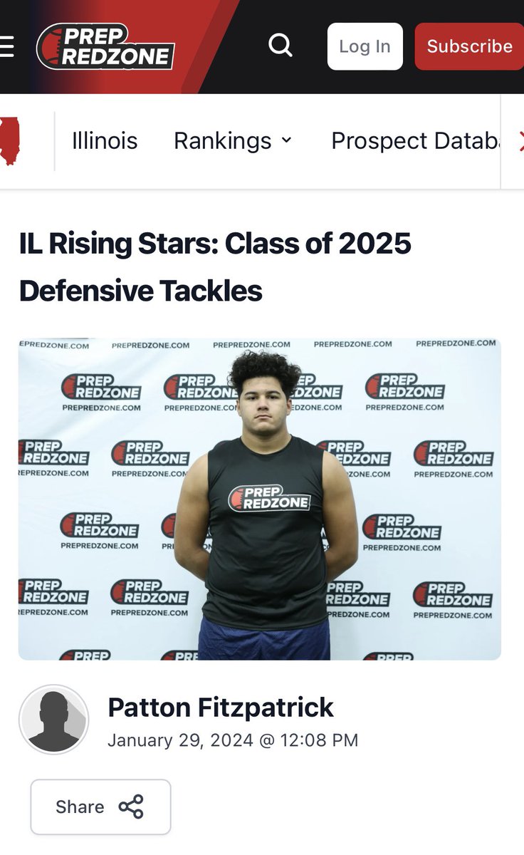 gixnni76's tweet photo. Honored to be mentioned in this article alongside other talented defensive linemen. Thank you for the write up @PrepRedzoneIL @PrepRedzone @EDGYTIM @RhsSpartanfball @GoMVB https://t.co/bKXNeKGfAk https://t.co/SC1ZaMZ5Er