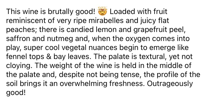 𝗘𝗿𝗲𝗮 𝗱𝗼 𝗣𝗼𝗯𝗼, 𝗦𝗼𝘂𝘁𝗶𝗽𝗲𝗱𝗿𝗲, 𝟮𝟬𝟮𝟬 by <a href="/DATERRA_/">DATERRA VITICULTORES</a>, co-planted old vines (Godello, Doña Blanca, Colgadeira) over slate soils in the hills of Soutipedre. Fermented and aged in an old foudre. Tasting notes 👇🏻