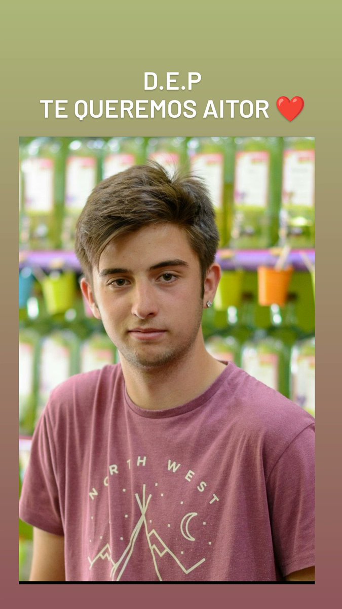 Nada nos va a devolver la vida de mi sobrino Aitor, pero exijo una investigación profunda y se esclarezcan todos los hechos de lo ocurrido.
(Difundan por favor) #tequeremosaitor