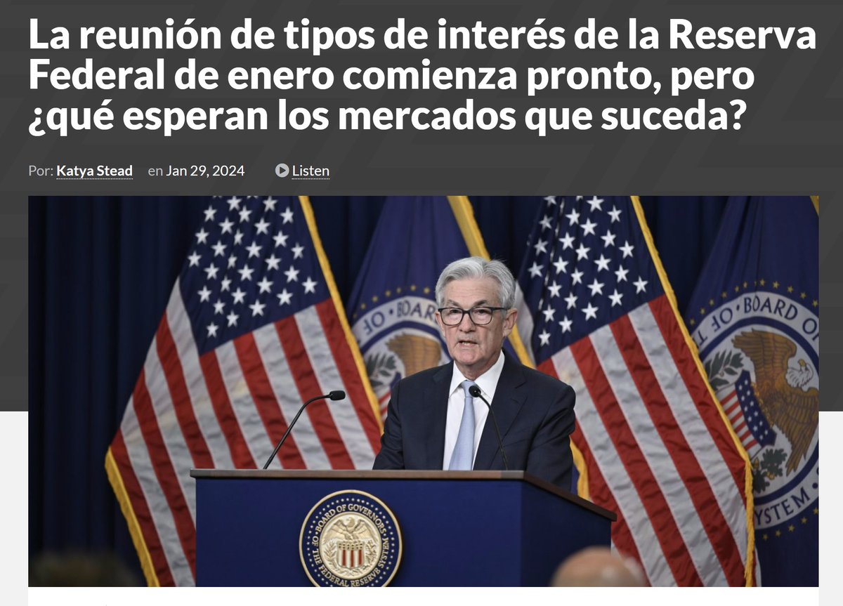 cryptomundo9's tweet image. Los días 30 y 31 de enero, la Reserva Federal de Estados Unidos celebrará su primera reunión de 2024