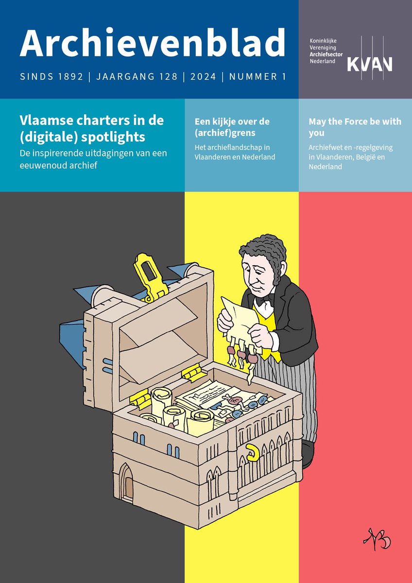Het nieuwe #Archievenblad ism #Meta heeft als thema #overdegrens met oa:
* Vlaamse charters in de (digitale) spotlights
* Hoe bereiken we jongere generaties
* Kennisontwikkeling en innovatie in de archiefsector
* Stand van zaken: Vincent Hoolt &amp; Bieke Nouws over chatarchivering