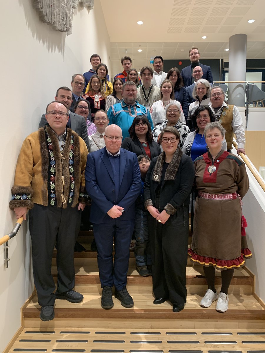 ICC delegation led by Chair Sara Olsvig &amp; representatives of five other Indigenous Peoples organizations met with the Arctic Council Norwegian Chair in Romsa. Updates on the Chairship priorities, Permanent Participants' activities &amp; Arctic youth engagement were among the topics.