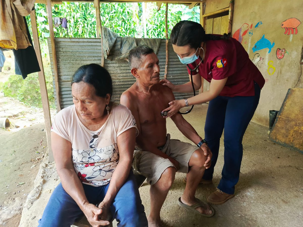 Salud_Napo's tweet photo. #Archidona | Esta mañana nuestros pacientes adultos mayores, embarazadas 🤰 de alto riesgo y niños menores de 5 años👩🧑 reciben atención médica en su domicilios ubicados en las comunidades Wamak Urku Km 11 y San Pedro de Asularga, parroquia #Cotundo.

#EstoEsEcuador 🇪🇨 https://t.co/t9QqXxY2QC