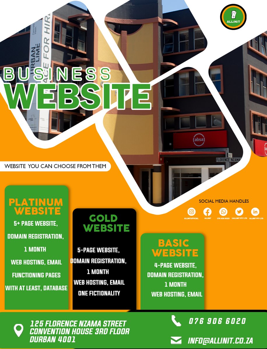 allinitPtyLtd's tweet photo. Our websites deals at llinit for your business...#Allinit #Website #Webdesign https://t.co/iveRwDqotw