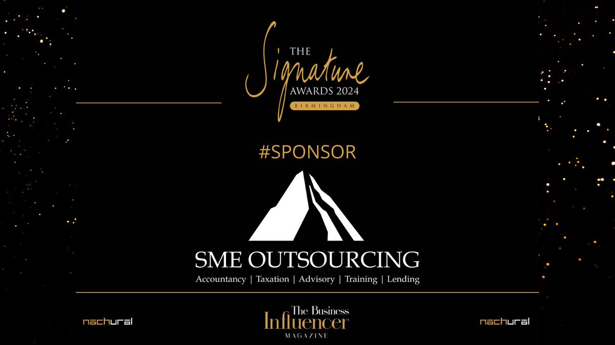 Nachural would like to thank SME Outsourcing for sponsoring The Signature Awards 2024 Birmingham. Thank you for your support! #sigsbham24 #thesignatureawards #sponsor