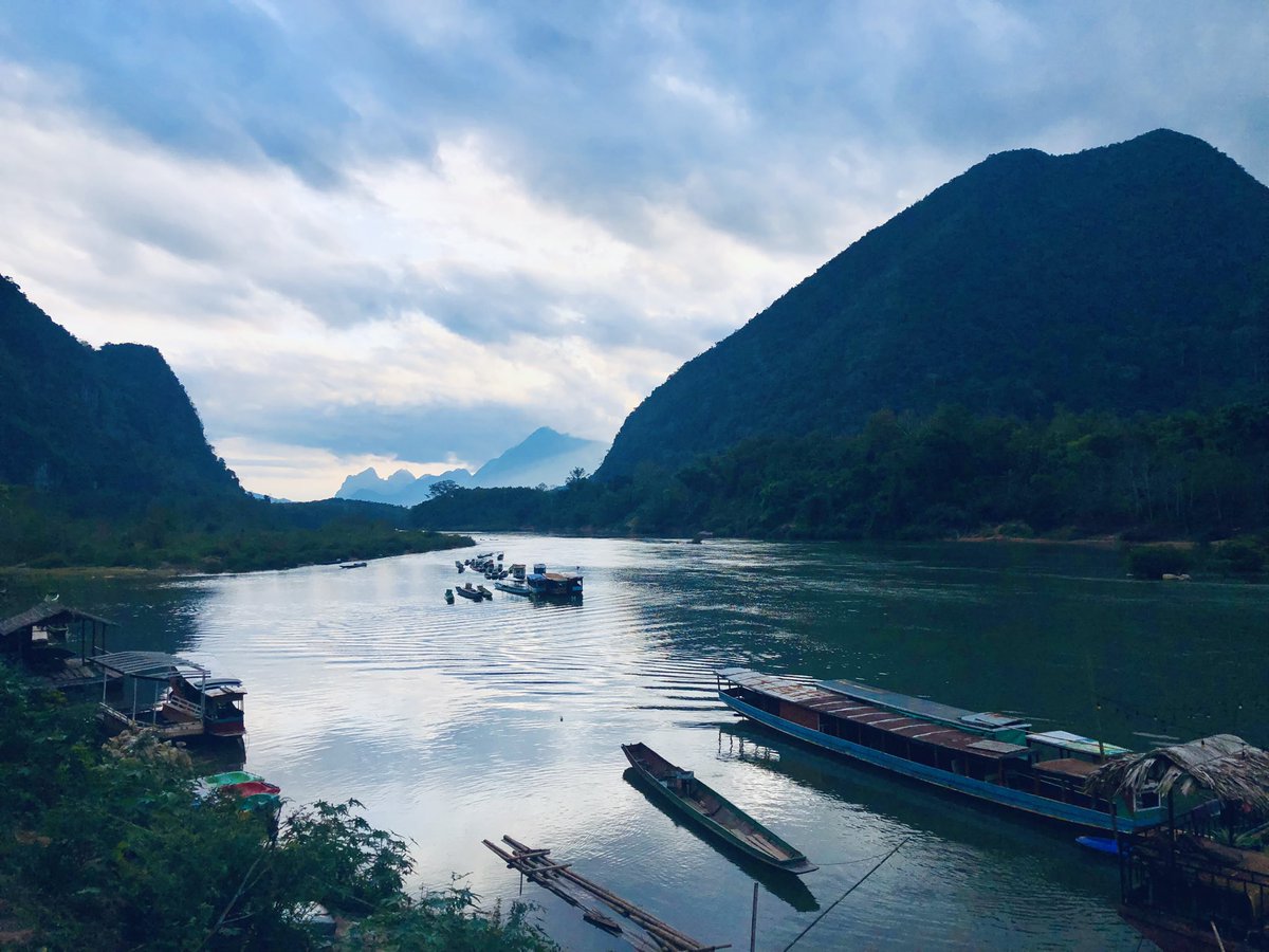 Travelling in Northern Laos along the Nam Ou river to the villages of Nong Kiaw, Muang Ngoy and Muang Khua. A few days of rough travel on the floor of wooden boats but worth it for the amazing scenery! 
#Laos #SEAsia #Travel #Travelling