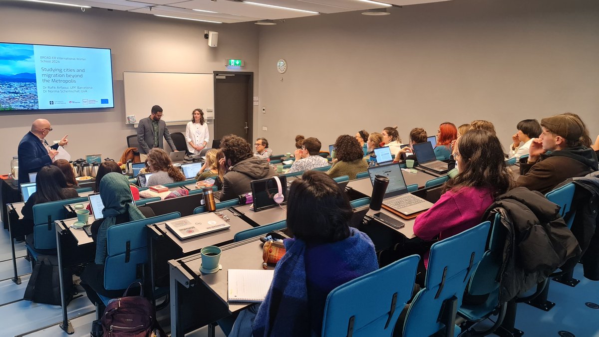 🌟 Day 2 of Winter School continues with insightful presentations by Dr. Norma Schemschat and Dr. Rafik Arfaoui, exploring the complexities of studying cities and migration beyond the metropolis! #WinterSchool #MigrationResearch #UrbanGovernance