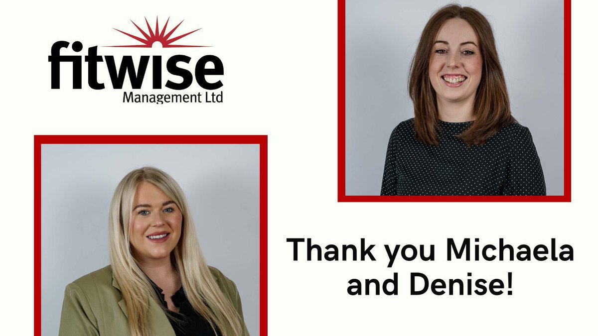 Fitwise_mgt's tweet photo. Happy Work Anniversary!🥳

Michaela has been with us for seven years as a Membership Administrator and Denise has now been with us for a year as an Events Manager!

Thank you both for all your continued hard work!

#FitwiseValues #HaveFun #WeCare #Team https://t.co/TYCJpp7Erj