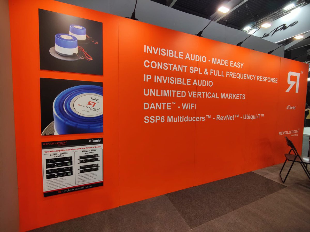 timmpi's tweet image. We are in Barcelona at @ISE_Show to present the best omnidirectional invisible sound technology in the world - hospitals, residential, hotels, pubic address, Revolution Acoustics is the game changer -&amp;gt; timmpi.com/revolution-aco…

Stand : 7B220
Come to say hello ♥️
#ISE2024