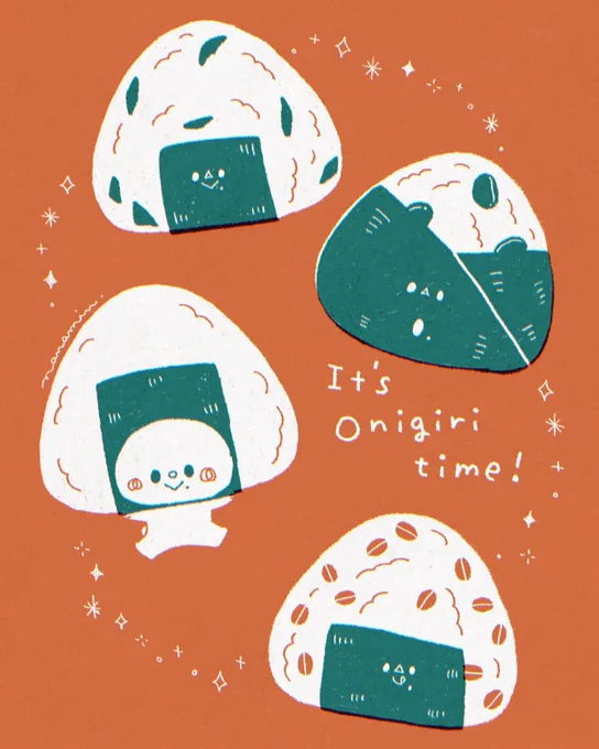 ⠀ イッツ オニギリ タイム! ⠀