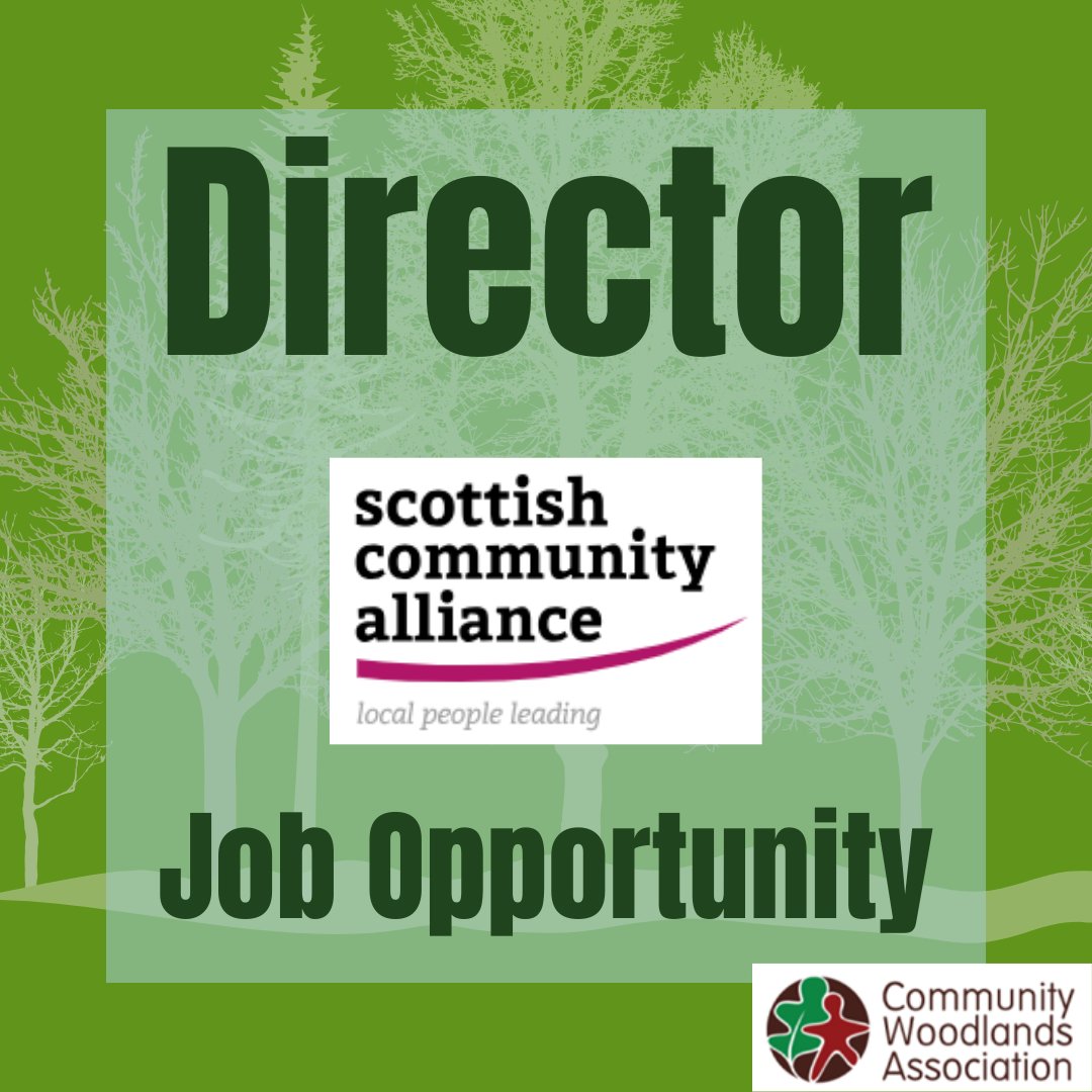 Scottish Community Alliance seek a full-time Director. Closing date: 1st February. Find out more: tinyurl.com/4ftkz69c #localpeoplelead @LocalPeopleLead