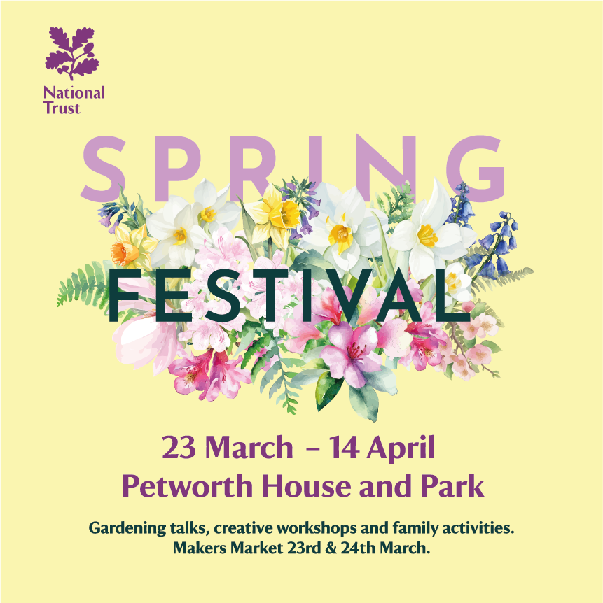 We're excited to announce our first ever Spring Festival at Petworth House and Park, featuring craft workshops, makers market, talks &amp; demonstrations, family activities, a spectacular display of daffodils and more.

#SpringFestival #Petworth #NationalTrust #PetworthNT