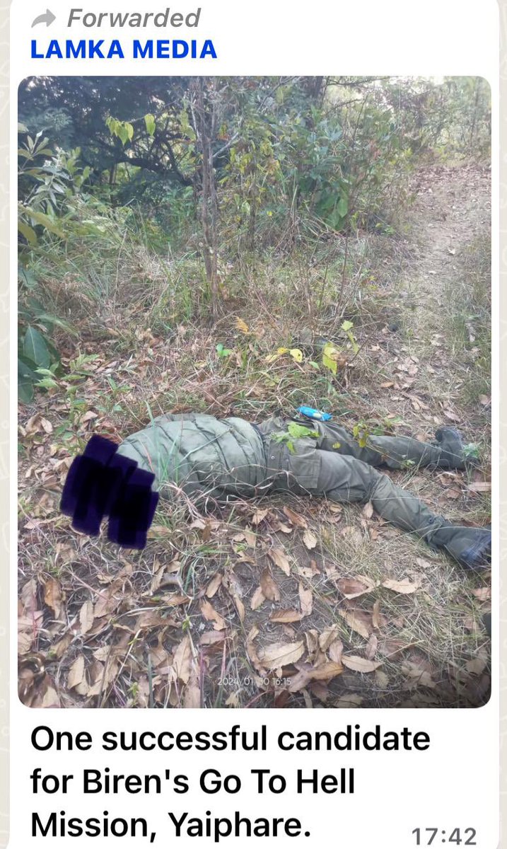 🆘 🆘🆘🆘🆘🆘 #Genocidal crimes currently ongoing at #Kadangbang, #Koutruk #Kangchup as heavily armed #KukiTerrorist attacked meitei villagers yet again !! Even barbaric beheading is released by this terrorist to provoke the Meitei and incite more #ManipurViolence .