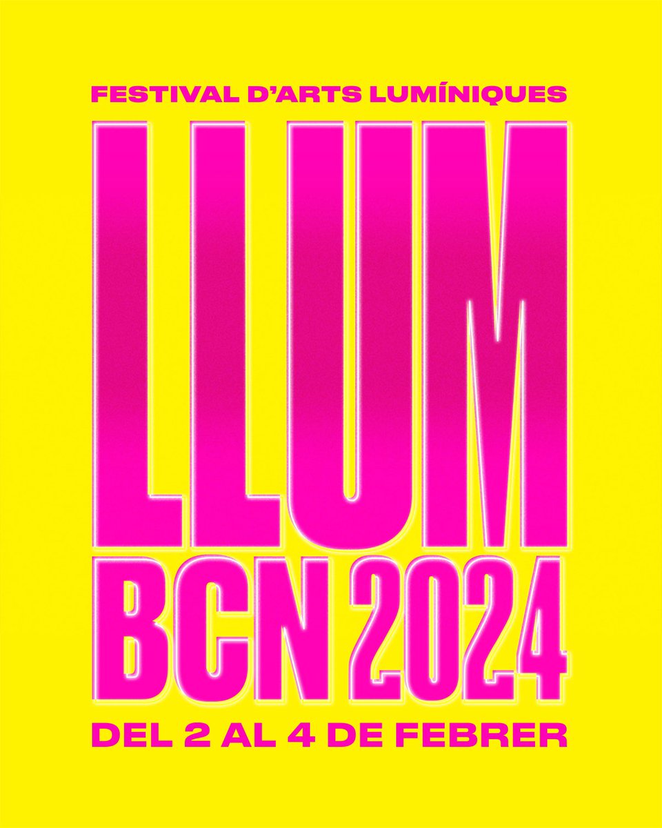 El gran festival de las artes lumínicas #LlumBcn vuelve a #Poblenou y Glòries el fin de semana del 2 al 4 de febrero...
Más in carlesalmagro.es/llum-